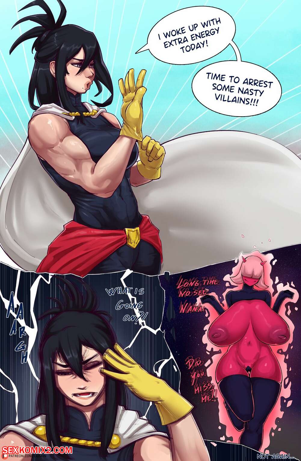 Porn comics Nana and the secret Of A quirk. Liuskin