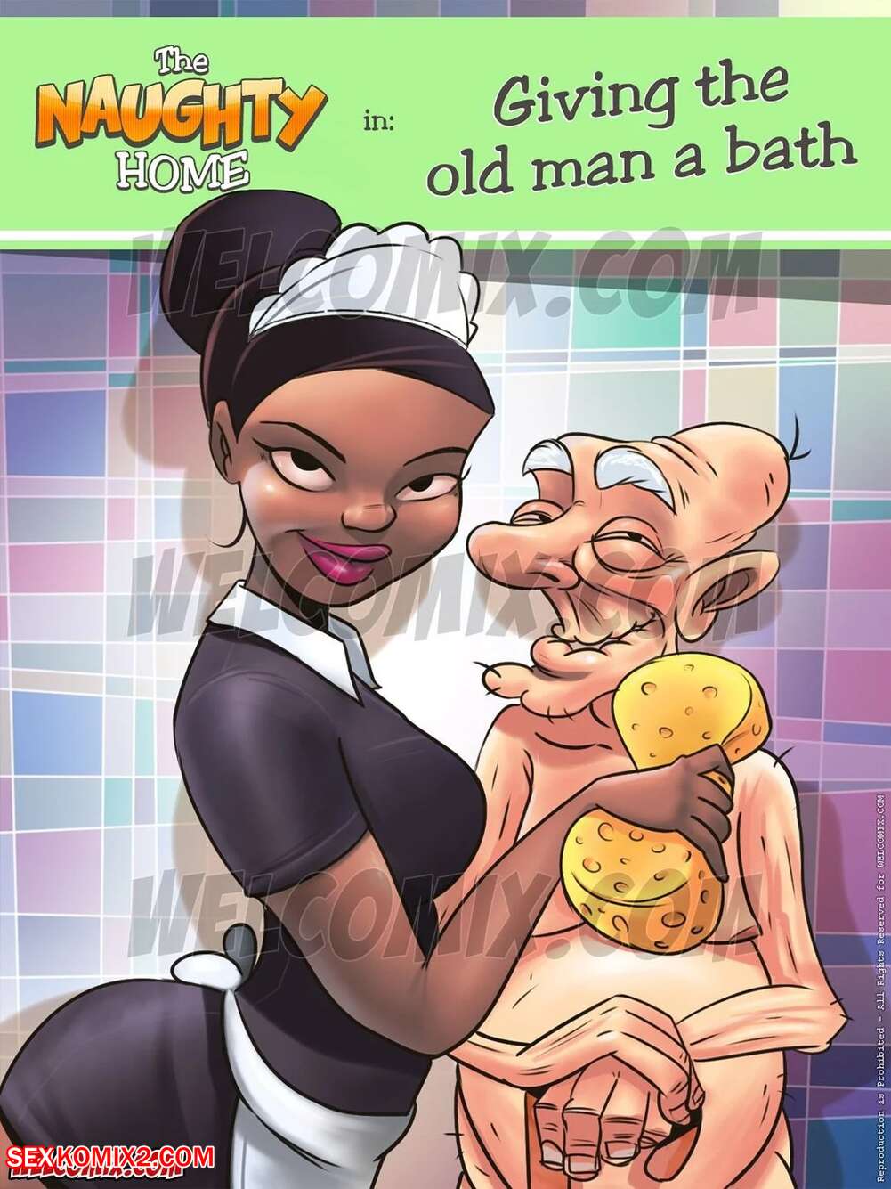 Porn comics Naughty Fam. Giving The Old Man A Bath. Chapter 7. WC TF.