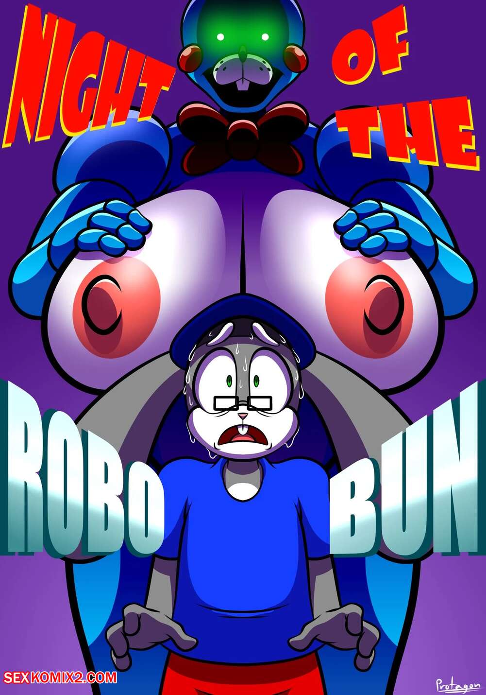 Porn comics Night of the Robo Bun. Protagon
