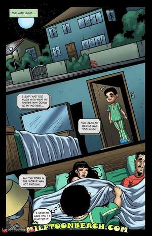 Porn comics Night With Mom. Chapter 1. MILFToon.