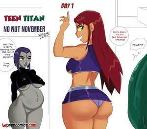 Porn comics No Nut November. Teen Titans