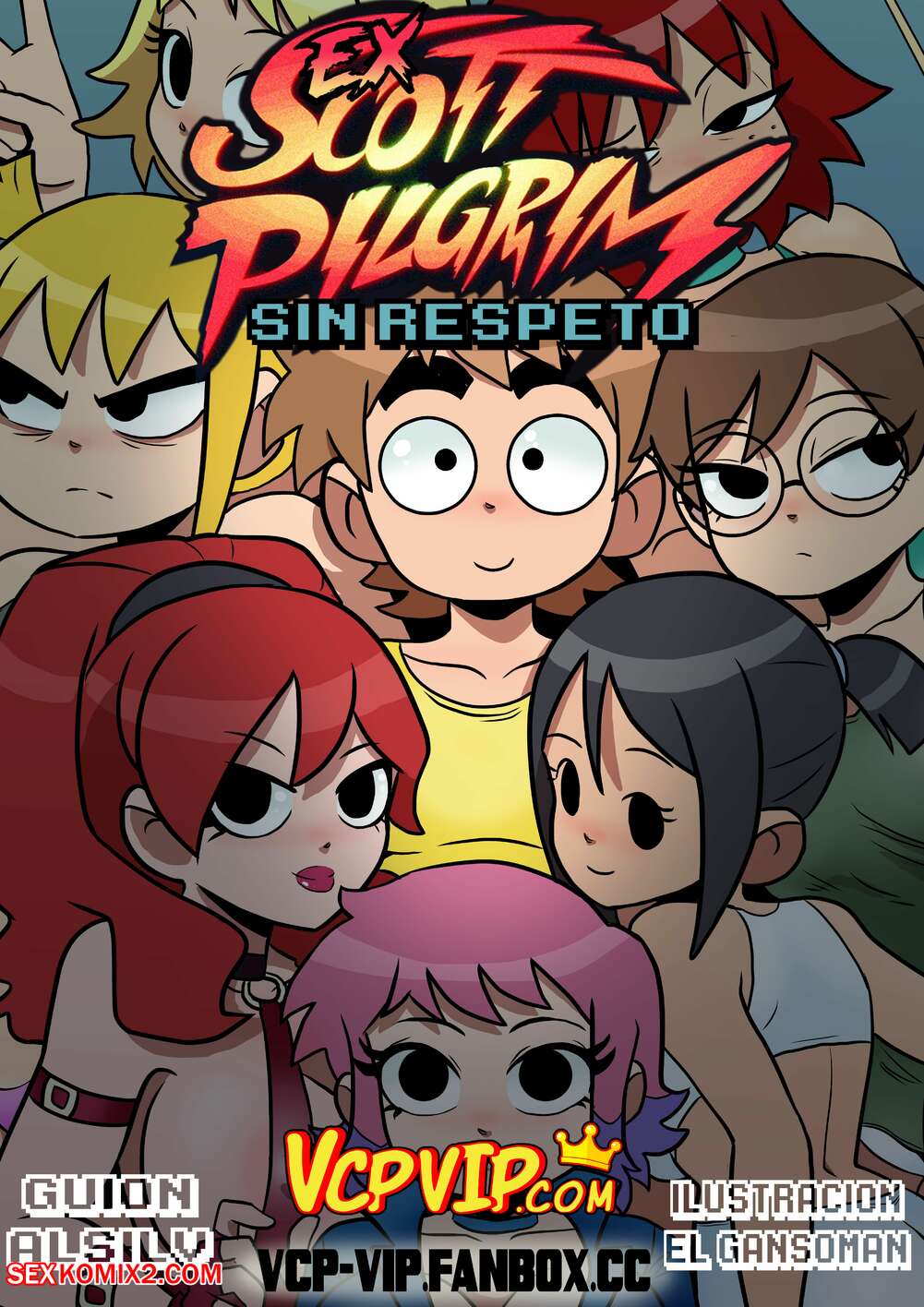 Porn comics No Respect. Chapter 1. Scott Pilgrim vs. the World. Gansoman.