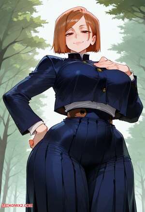 Porn comics Nobara thought she could take Him. RandoAI