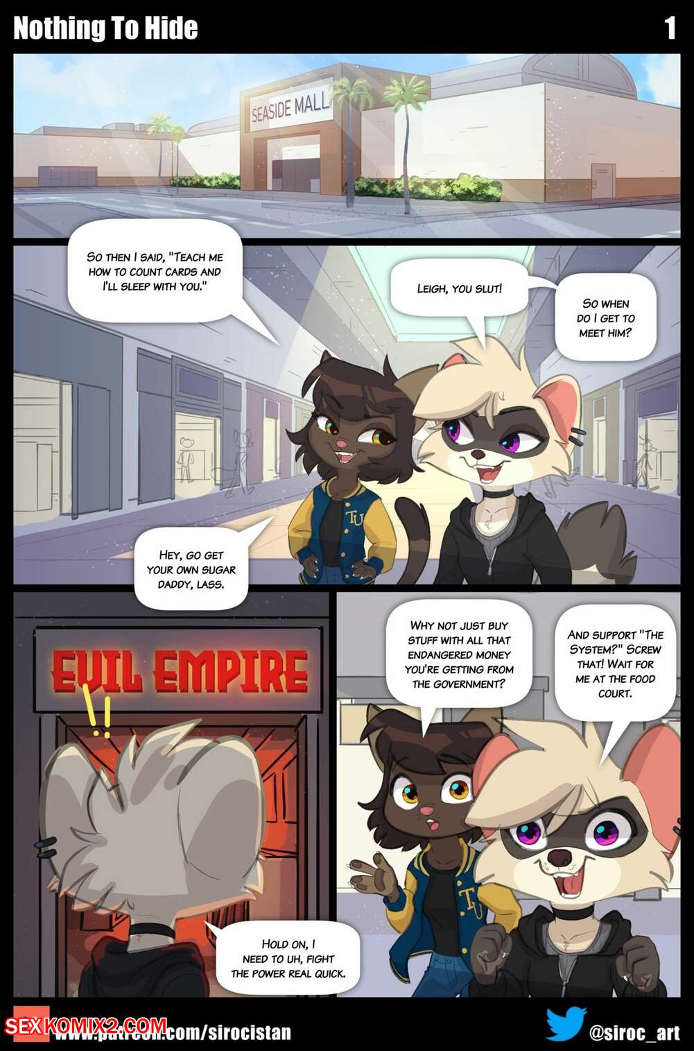 Porn comics Nothing to Hide. Siroc
