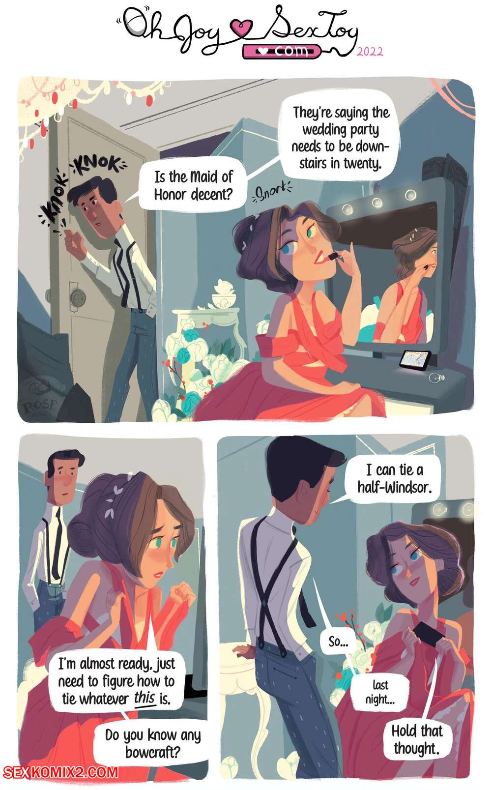 Porn comics Now Or Knot. Chapter 1. Oh Joy Sex Toy. RimbleD.