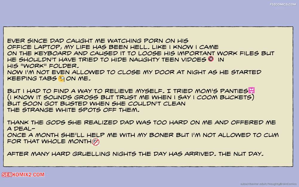 Porn comics Nut Day. NaughtyBrainComics