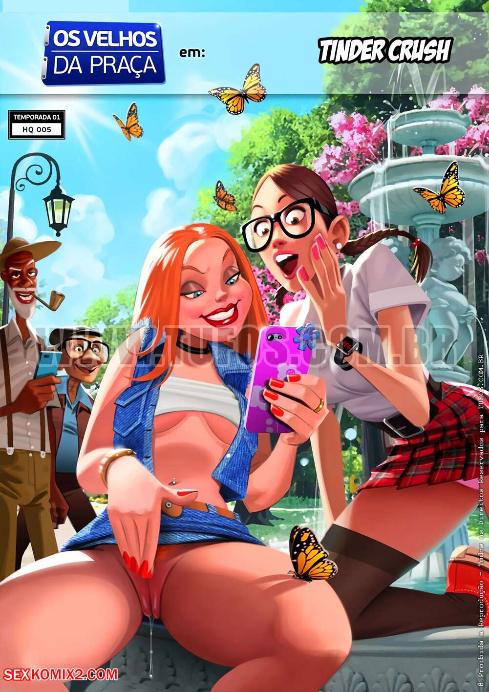 Porn comics Old Geezers Of The Park. Chapter 5. WC TF.
