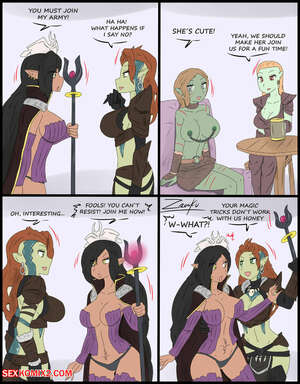 Porn comics Olga. Party 1 2. Zronku