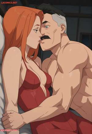 Porn comics Omni man x Atom Eve. Scarlet Meow