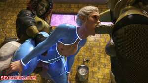 Porn comics On the Clock. SquarePeg3D