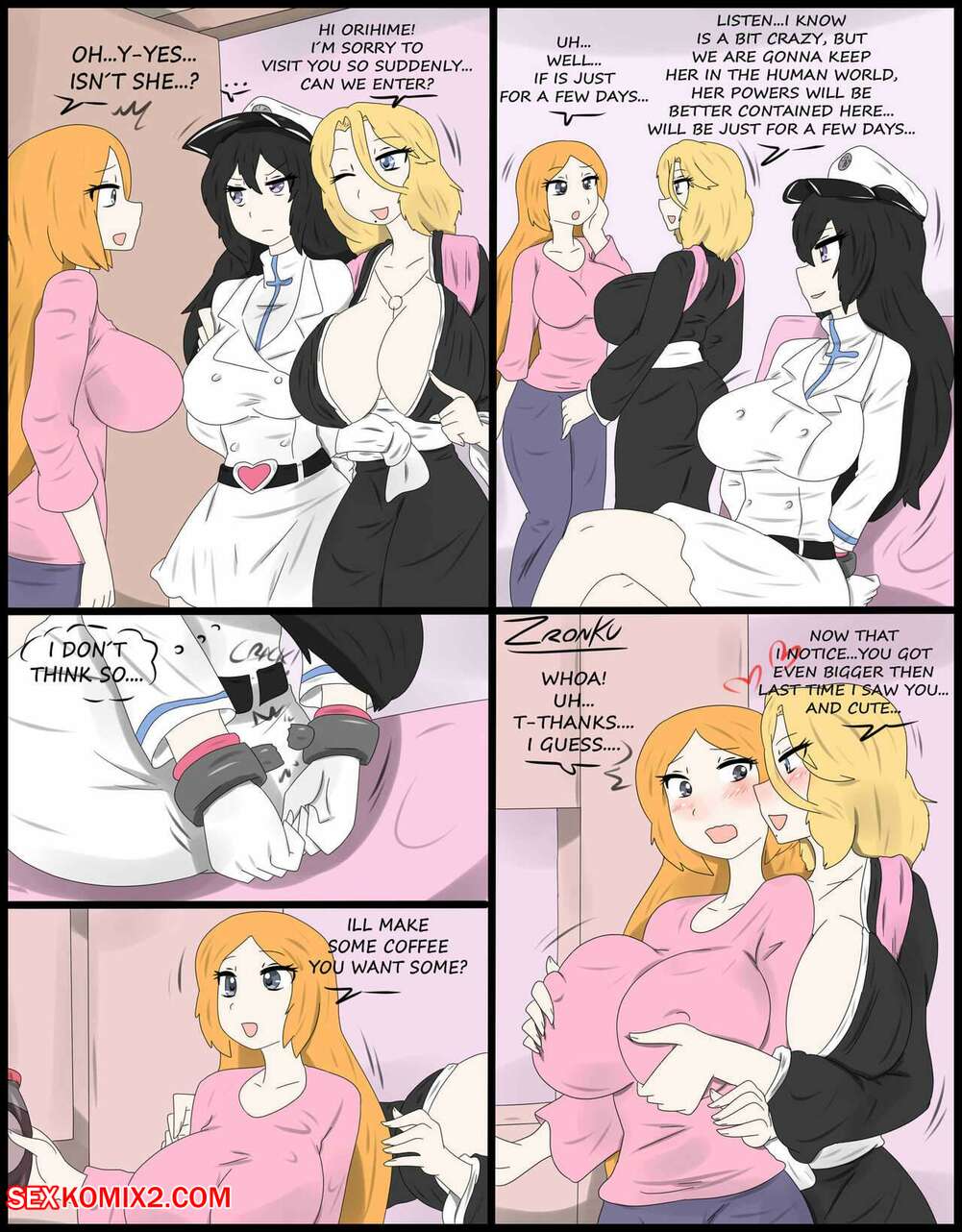 Porn comics Orihime Fun. Bleach. Zronku