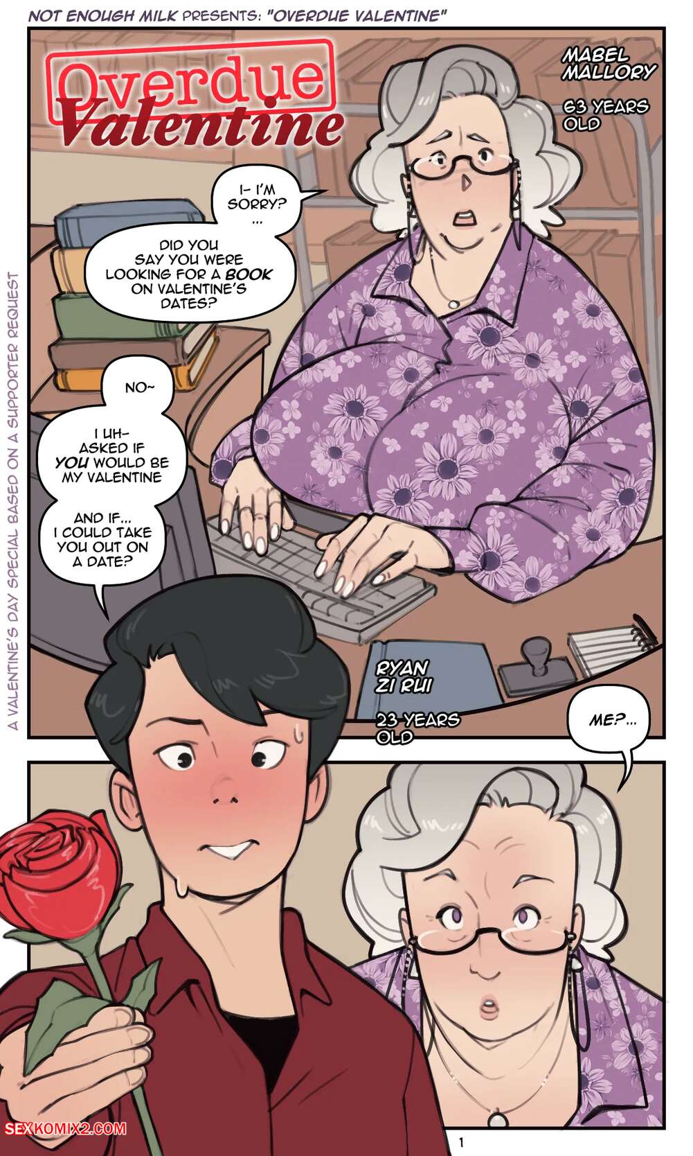 Porn comics Overdue Valentine. NotEnoughMilk
