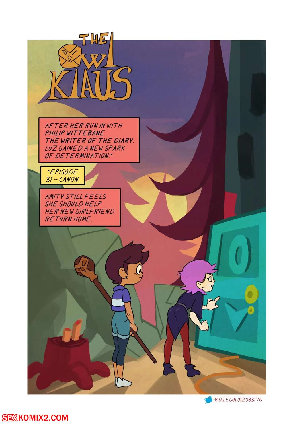 Porn comics Owl Klaus. DiegoLo12083176