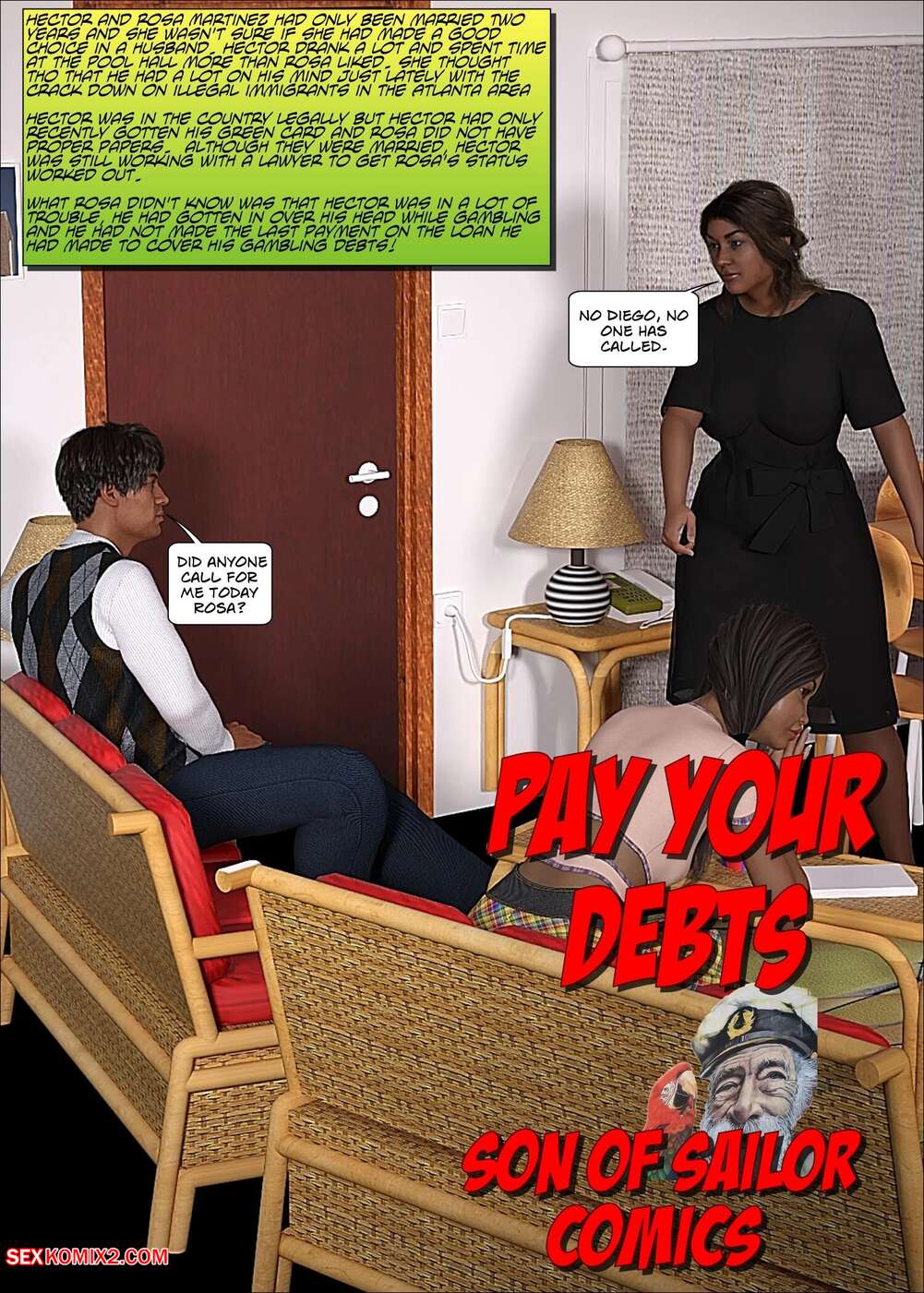 Porn comics Pay Debts. SonofSailor