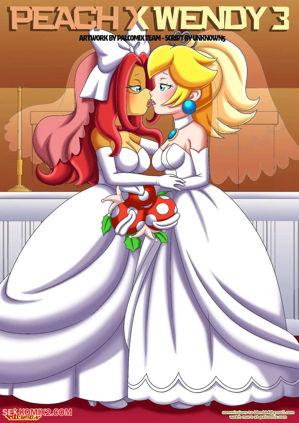 Porn comics Peach X Wendy. Chapter 3. Mario. Palcomix.