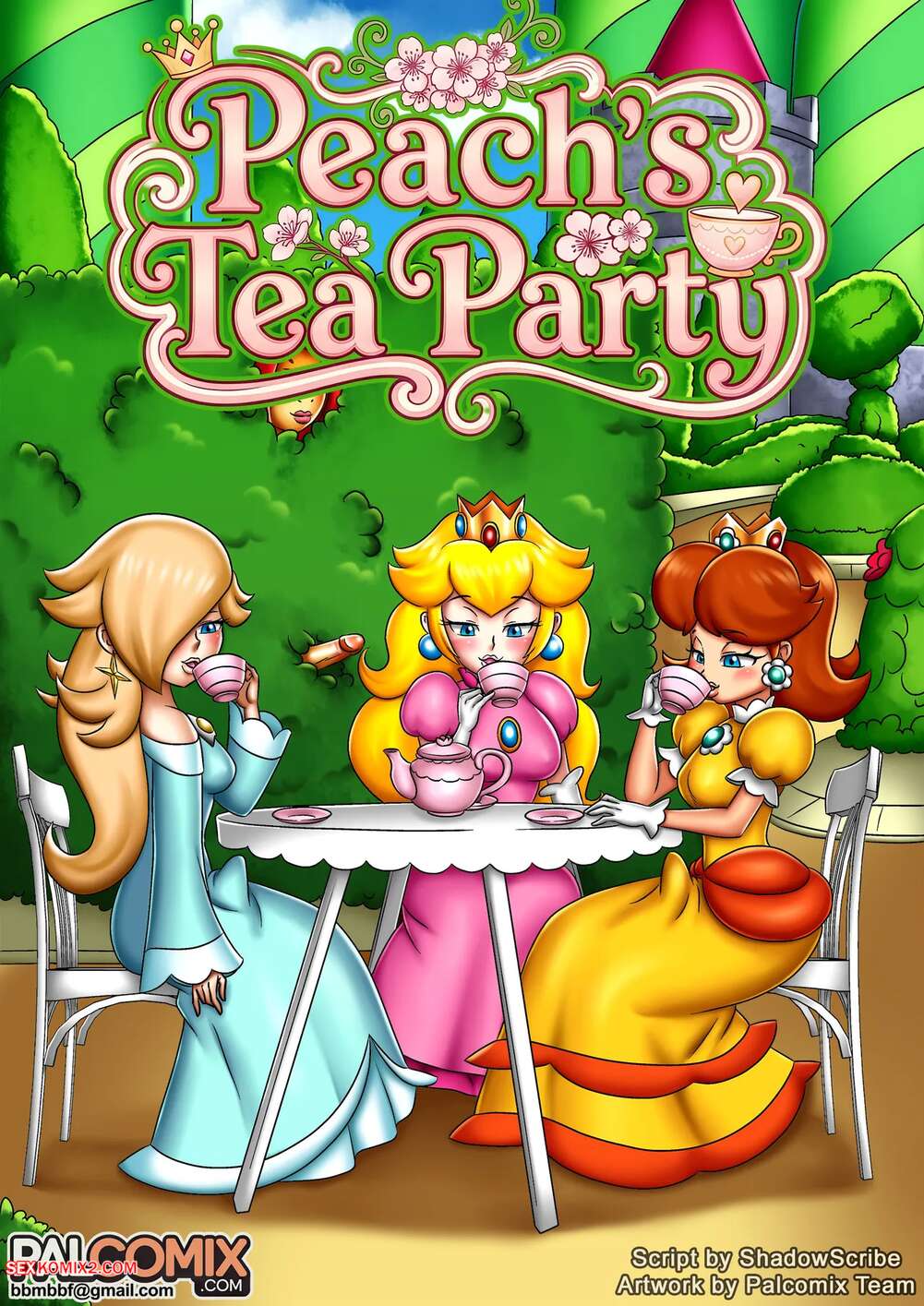 Porn comics Peachs Tea Party. Super Mario Bros. PalComix.
