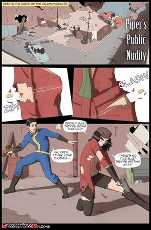 Porn comics Pipers public nudity. Aurora Zone