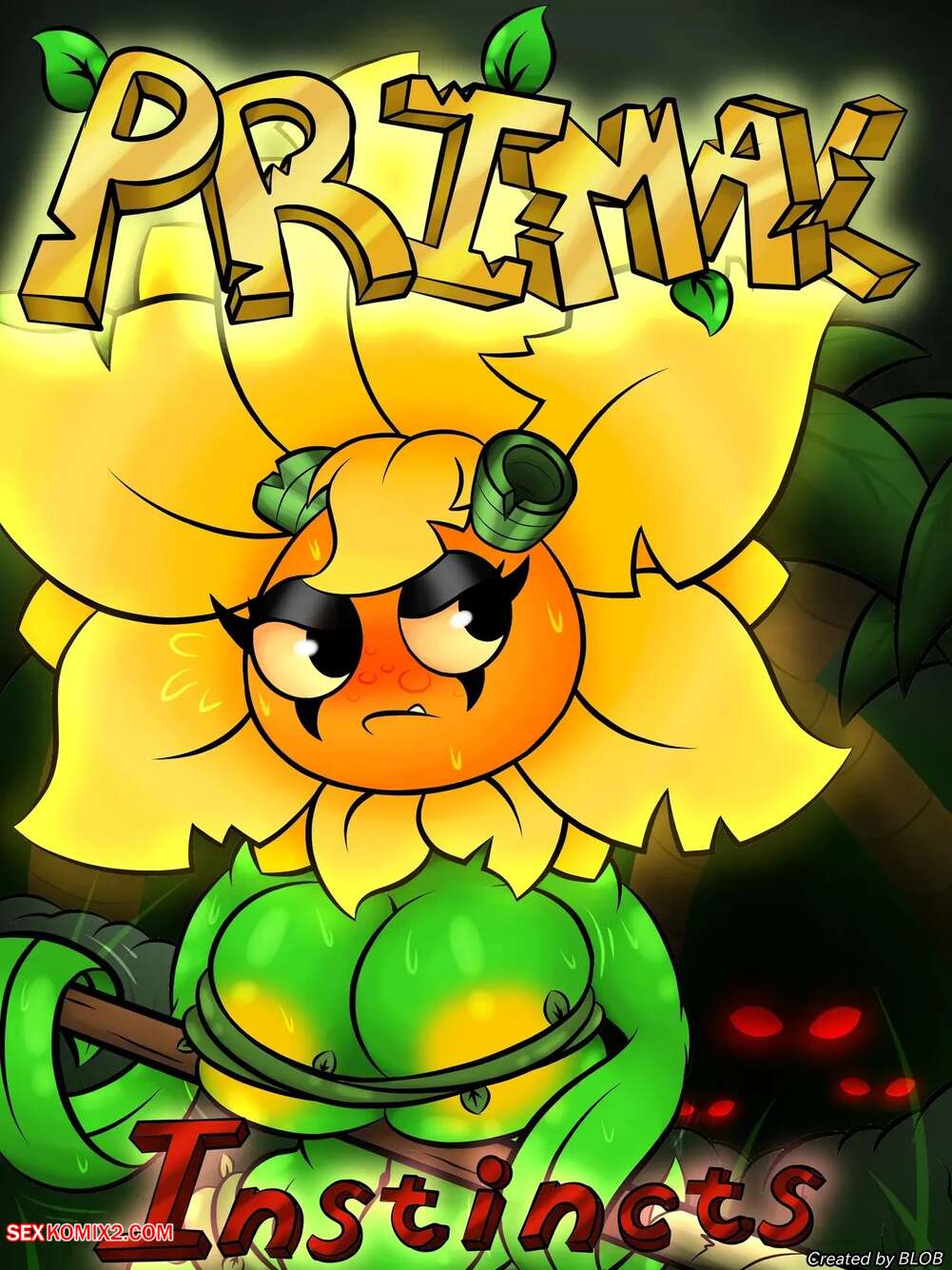 Porn comics Plants vs. Zombies. Primal Instincts. BlobSlimey