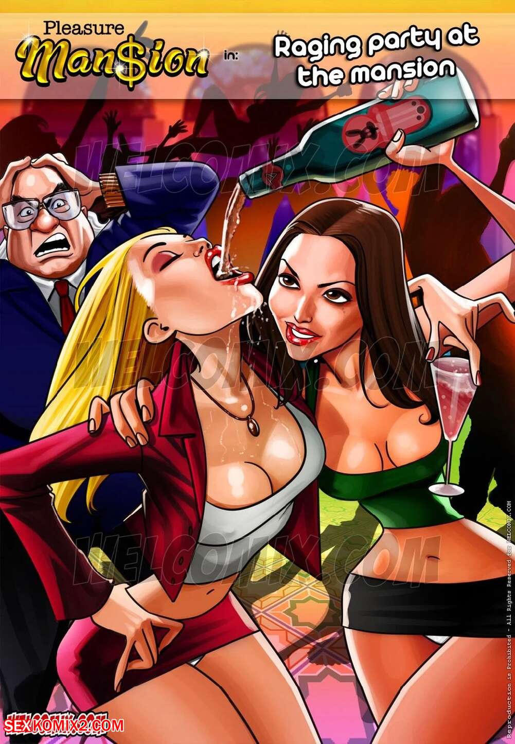 Porn comics Pleasure Mansion. Chapter 2. WC TF.