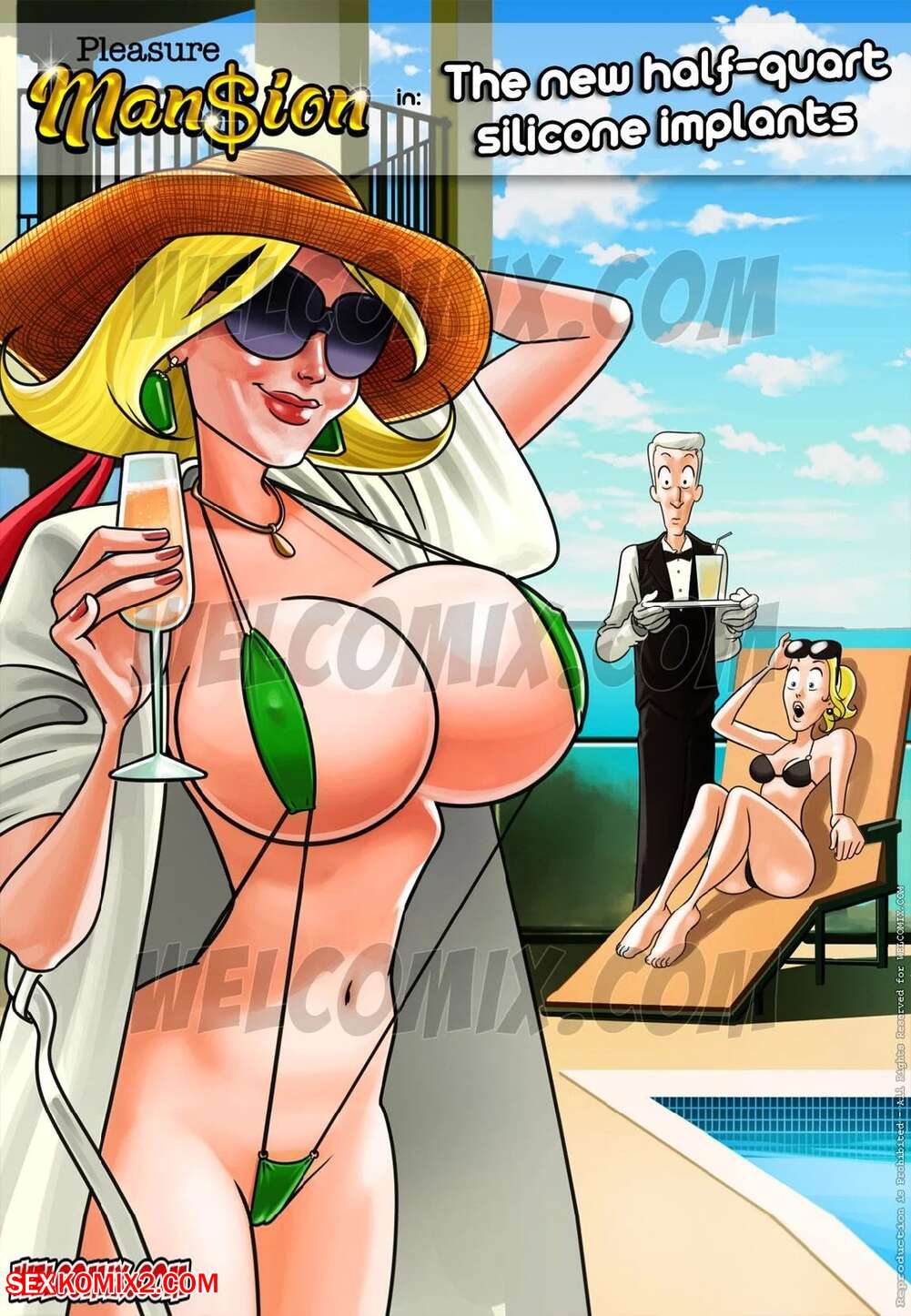 Porn comics Pleasure Mansion. Chapter 3. WC TF.