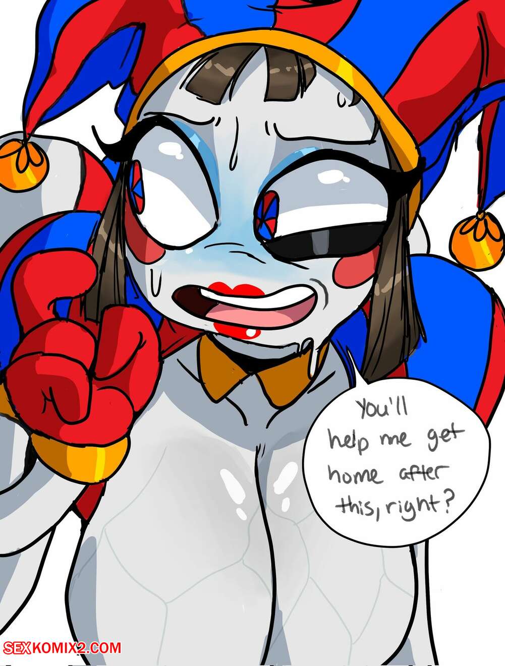 Porn comics Pomni. The Amazing Digital Circus. SEANMALIKDESIGNS