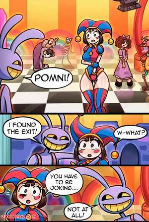 Porn comics Pomni Found The Wrong Exit Door. Aleksey Gutierrez