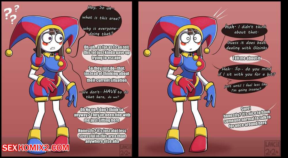 Porn comics Pomni x Linhe. Lancer