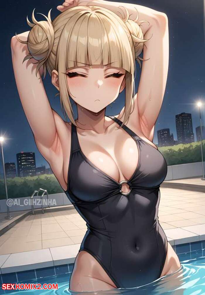 Porn comics Poolside At Night. AI Giihzinha