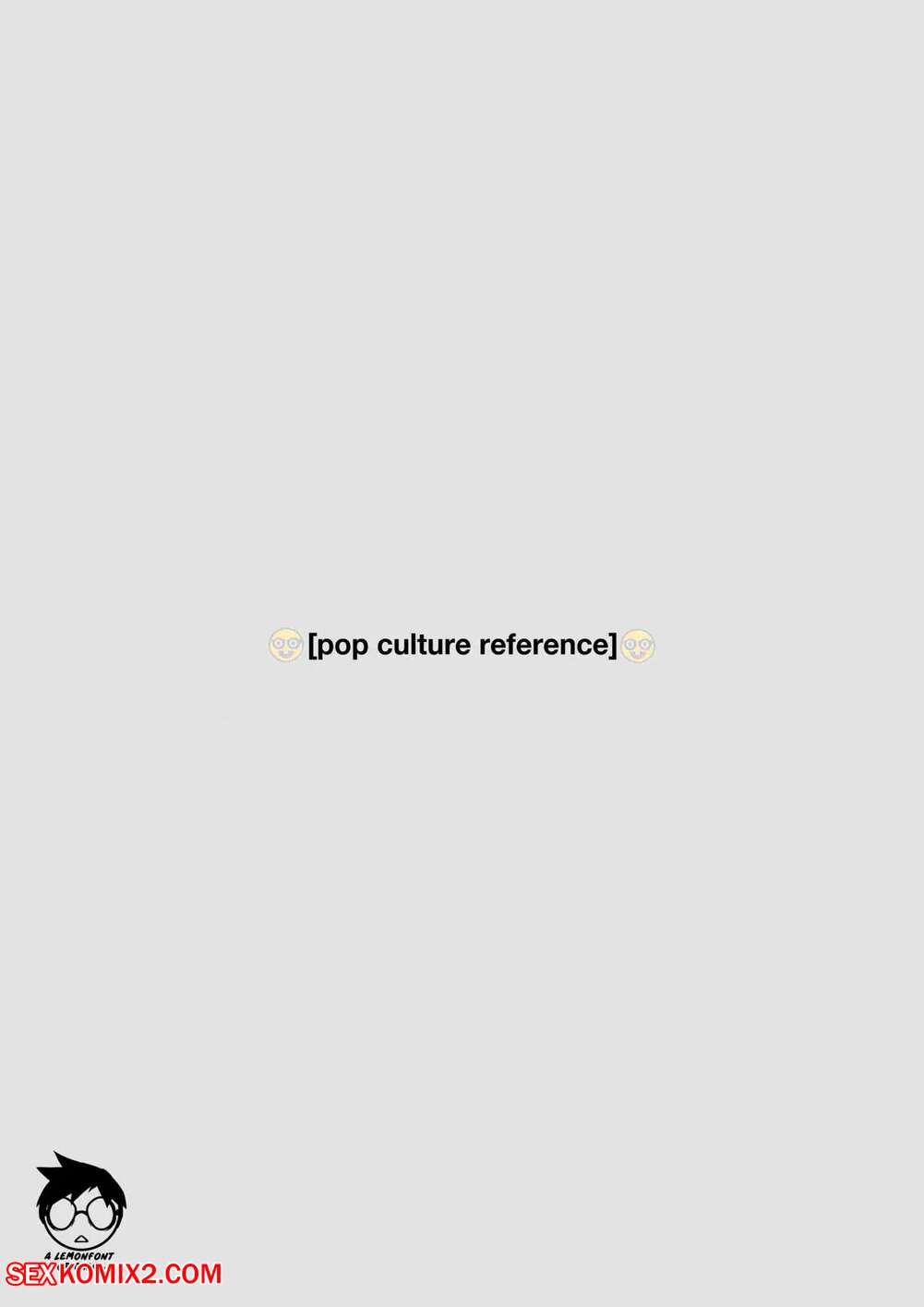 Porn comics Pop Culture Reference. Lemonfont