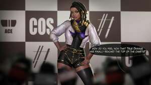 Porn comics Pop Starz. Akali Story. Part 3. League Of Legends.