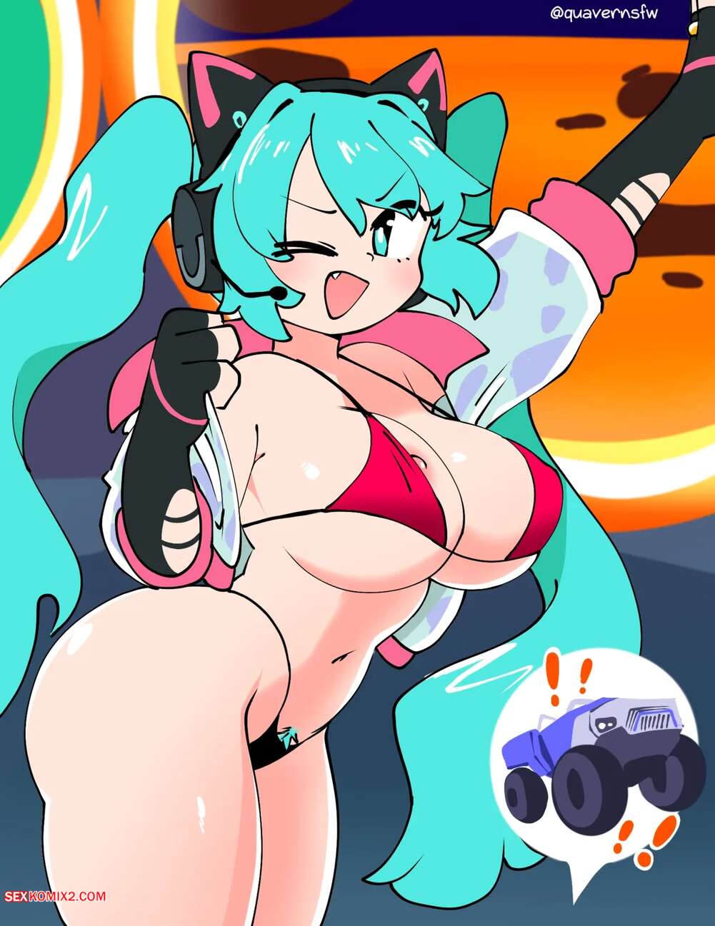 Porn comics Pov. Miku Choose the Next World in Front of You. QuaverNSFW