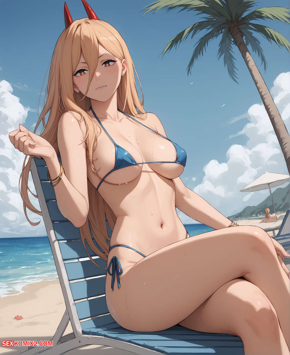 Porn comics Power. Fun on the Beach. TemptArt