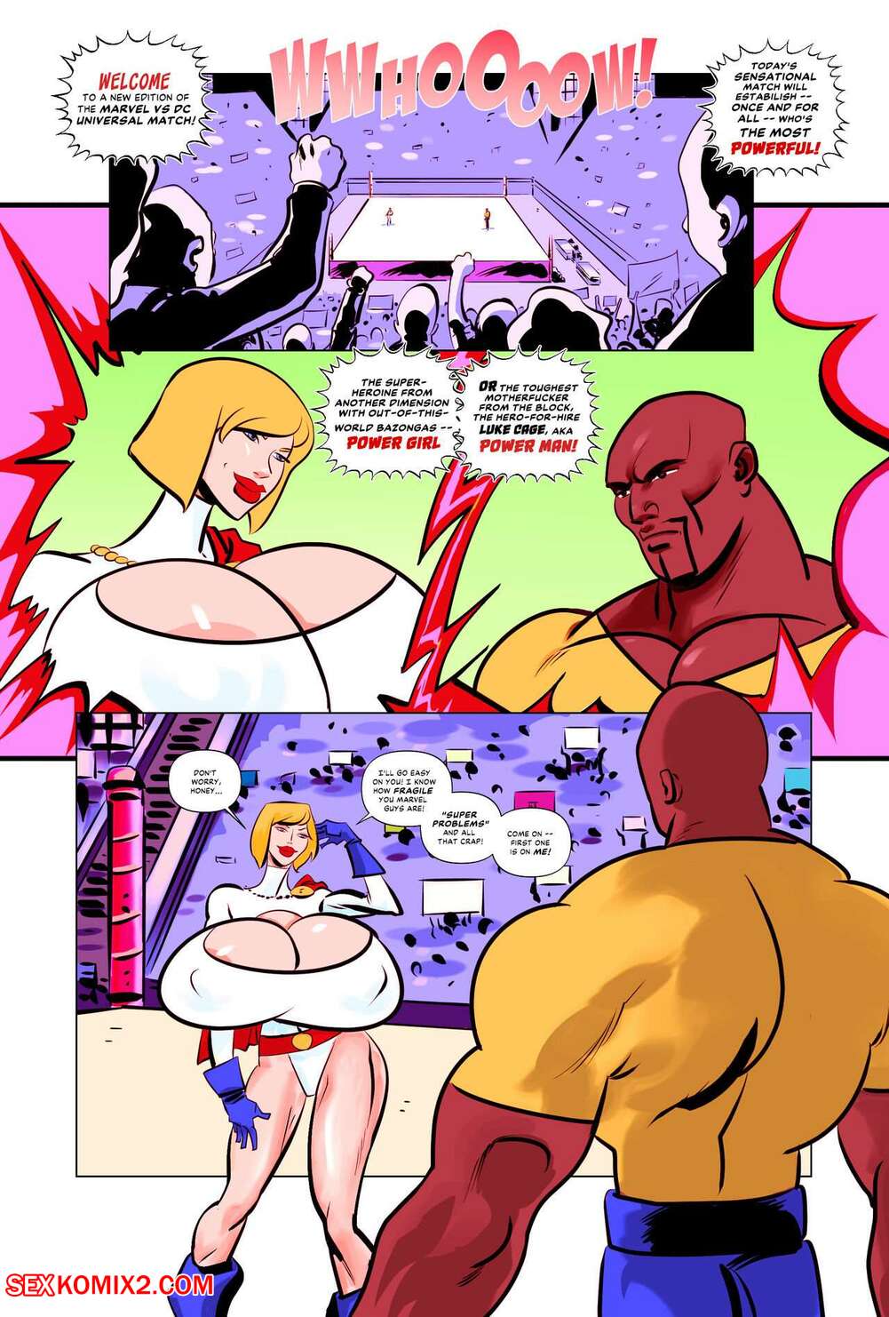 Porn comics Power Fight. OneSheepArmy