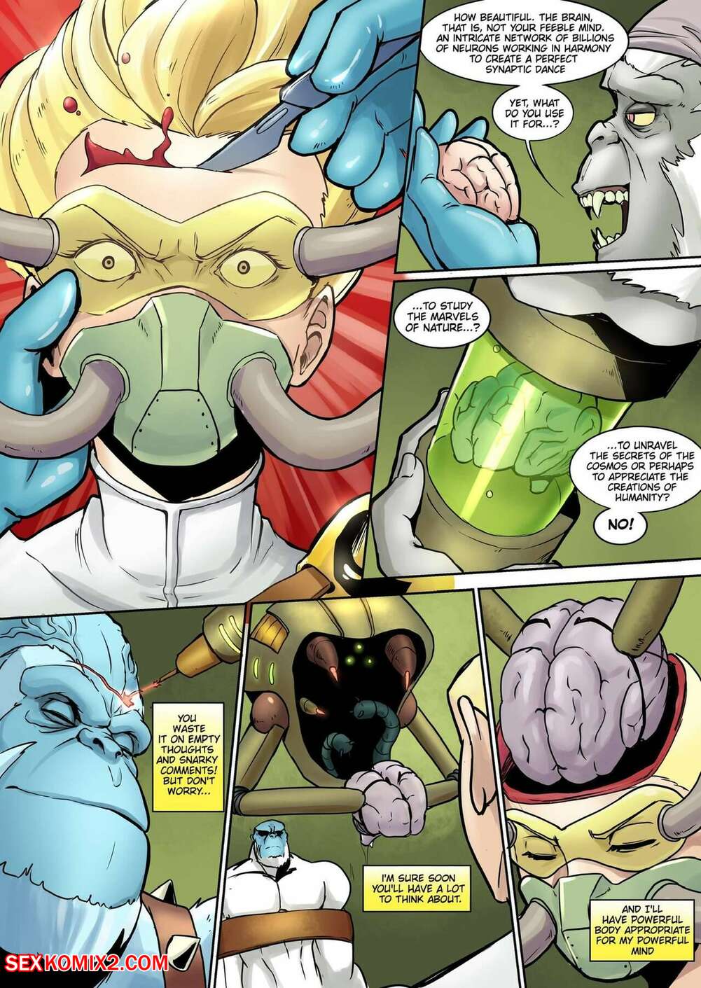 Porn comics Power Girl Body Swap. Super Man. Sugoihero.