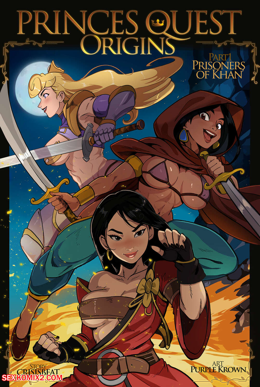 Porn comics Princess Quest Origins. CRISISBEAT.