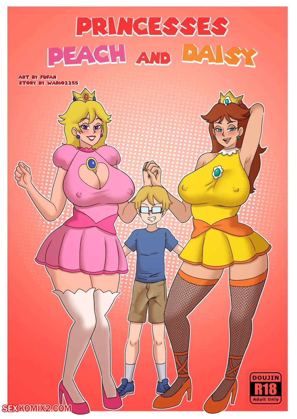 Porn comics Princesses Peach and Daisy. Super Mario Bros Adventures