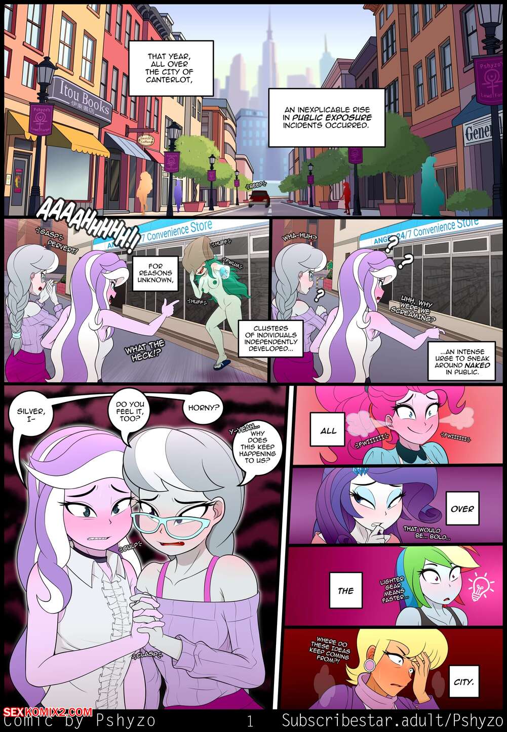 Porn comics Prurient Synchronicity. My Little Pony. Pshyzo.