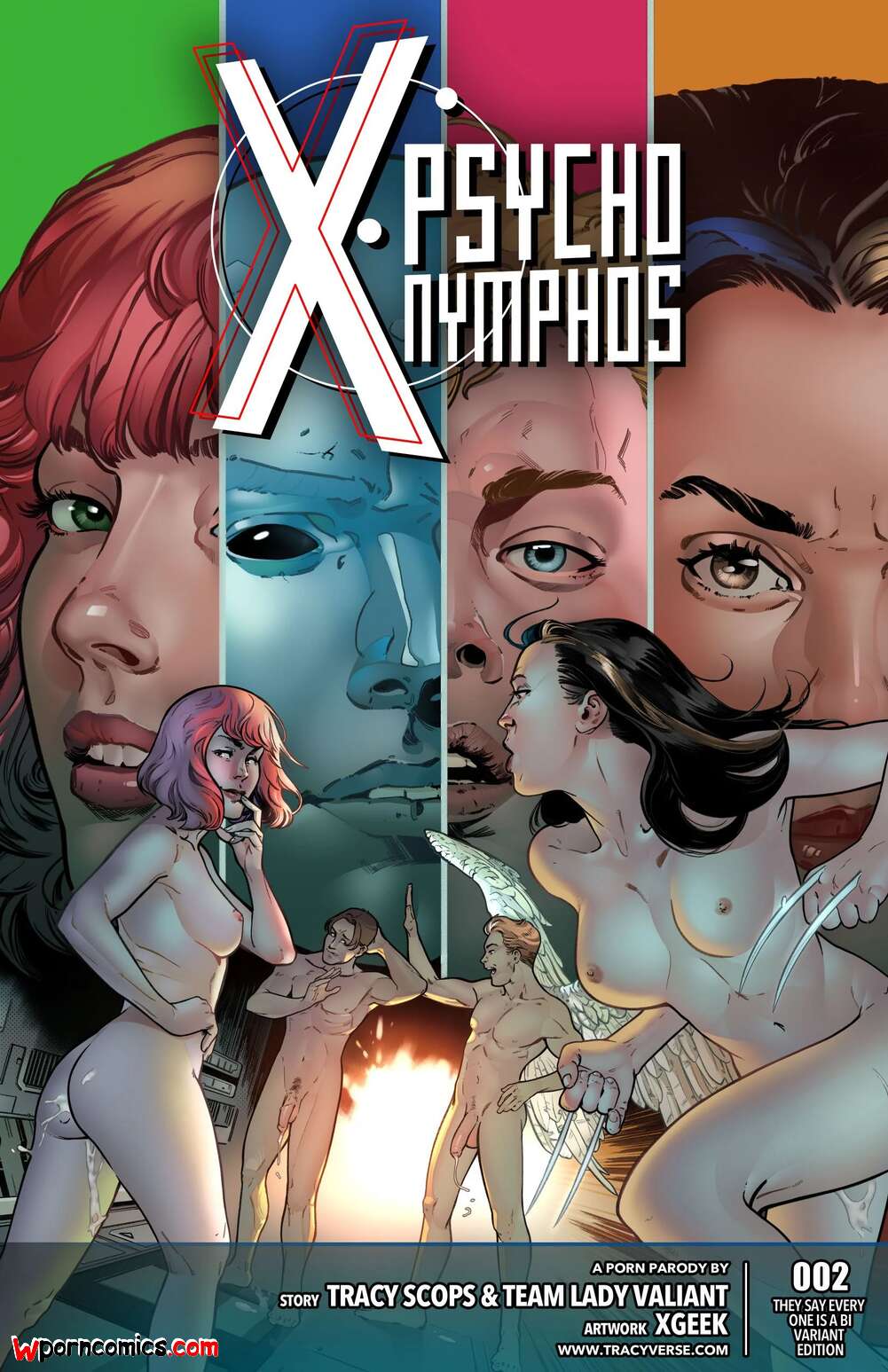 Porn comics Psycho Nymphos. Chapter 2. X Men , Spider Man. Tracy Scops.