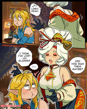 Porn comics PuhPurahs Glasses. Snegovski