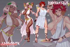 Porn comics Punishment For Aphrodite. PashaPencil