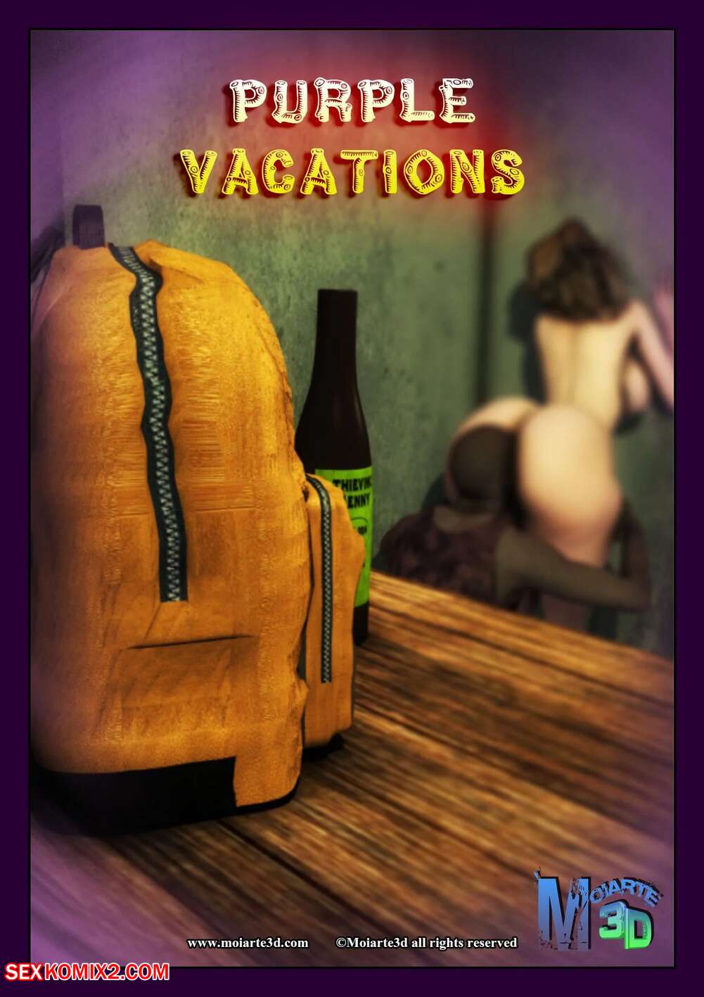 Porn comics Purple Vacation. Patr 1. Moiarte3D