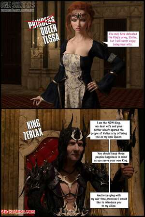 Porn comics Queen Tessa. Chapter 1. DarkLord.