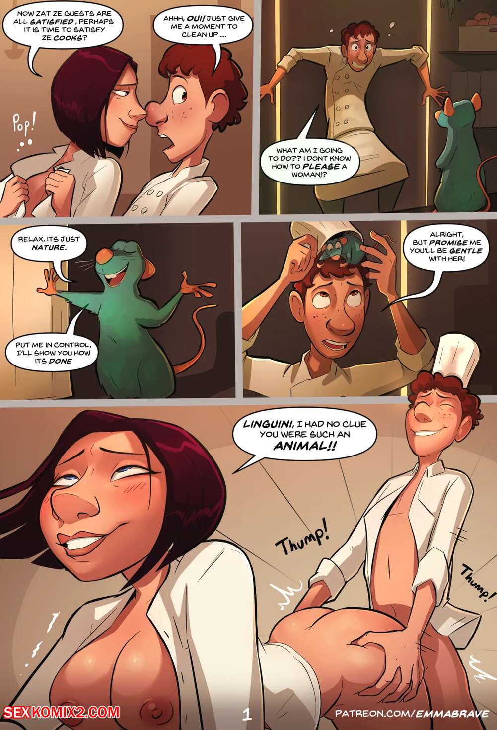 Porn comics Ratatouille. EmmaBrave