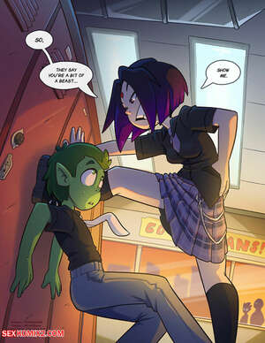 Porn comics Raven & Beast Boy. TheOtherHalf