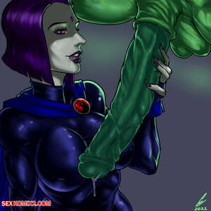 Porn comics Raven and Beast Boy. Philip Grom
