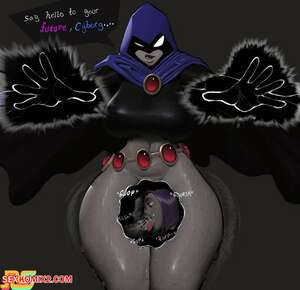 Porn comics Raven and Cyborg Adventures. NameSpace