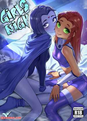 Porn comics Raven x Starfire. Waligner