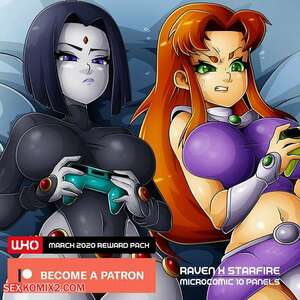 Porn comics Raven X Starfire. Witchking00