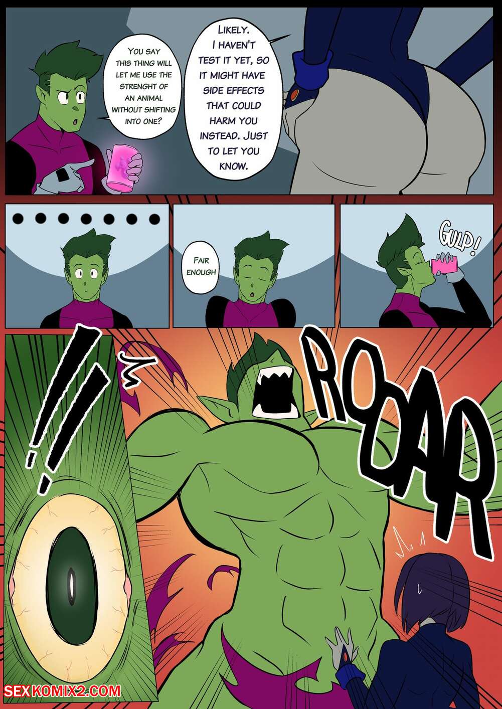 Porn comics Ravens Savage Serum. Banjabu