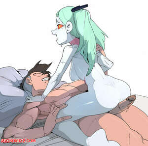 Porn comics Rebecca. Cyberpunk2077